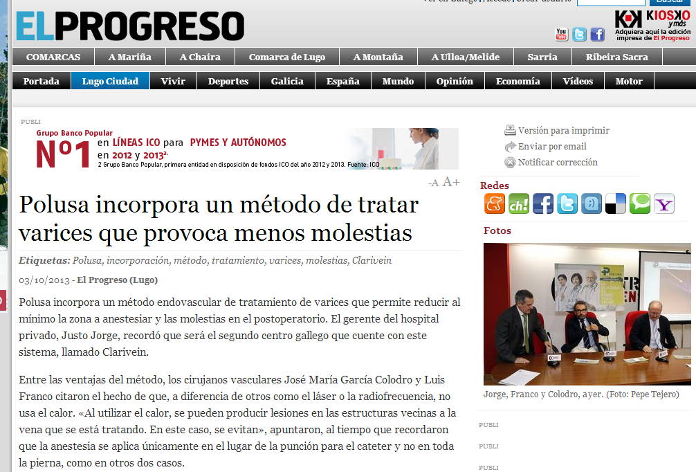 noticia metodo clarivein